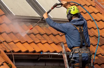 Démoussage et hydrofuge de toiture à Gouaux-de-Luchon